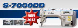Brother S-7000DD  , Piqueuse une aiguille point droit avec coupe-fil