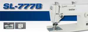 Brother SL-777B ,   Piqueuse une aiguille point droit avec couteau latéral