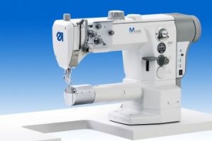 DÜRKOPP ADLER  869-180020-M  Piqueuse triple entraînement à bras cylindrique , point noué, entraînement par griffe, pieds alternès  et aiguille , Direct drive.