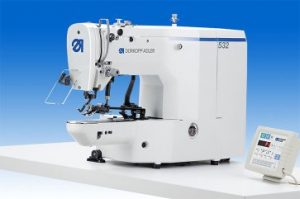 DÜRKOPP ADLER 532-211  Machine pose bouton électronique pour matériau léger à moyen